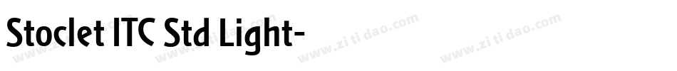 Stoclet ITC Std Light字体转换